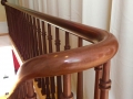 Walnut railing