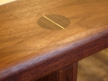 wedged round tenon
