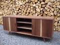 walnut hifi console