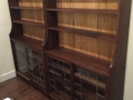 Walnut bookcases