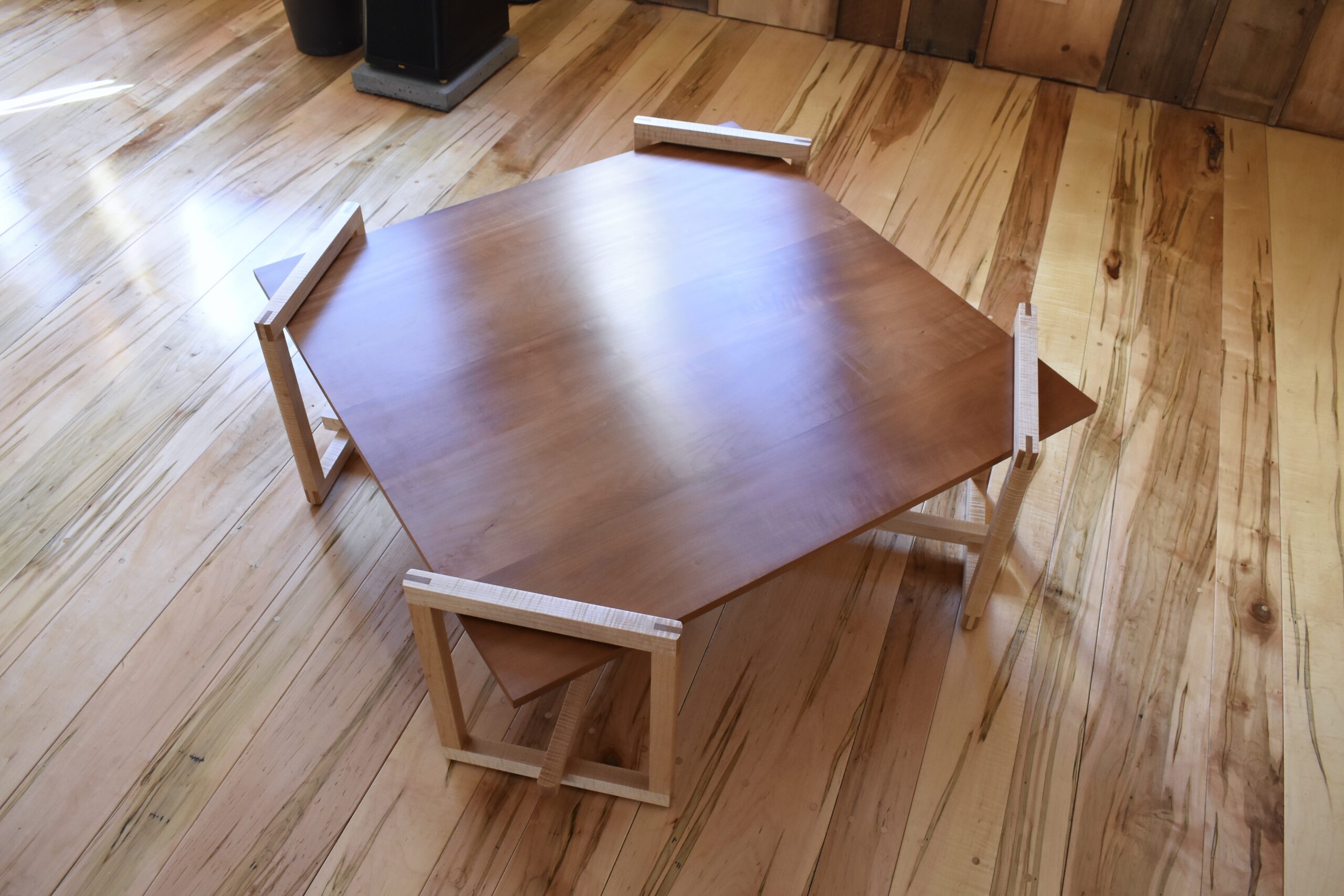 Madrone and Maple low table