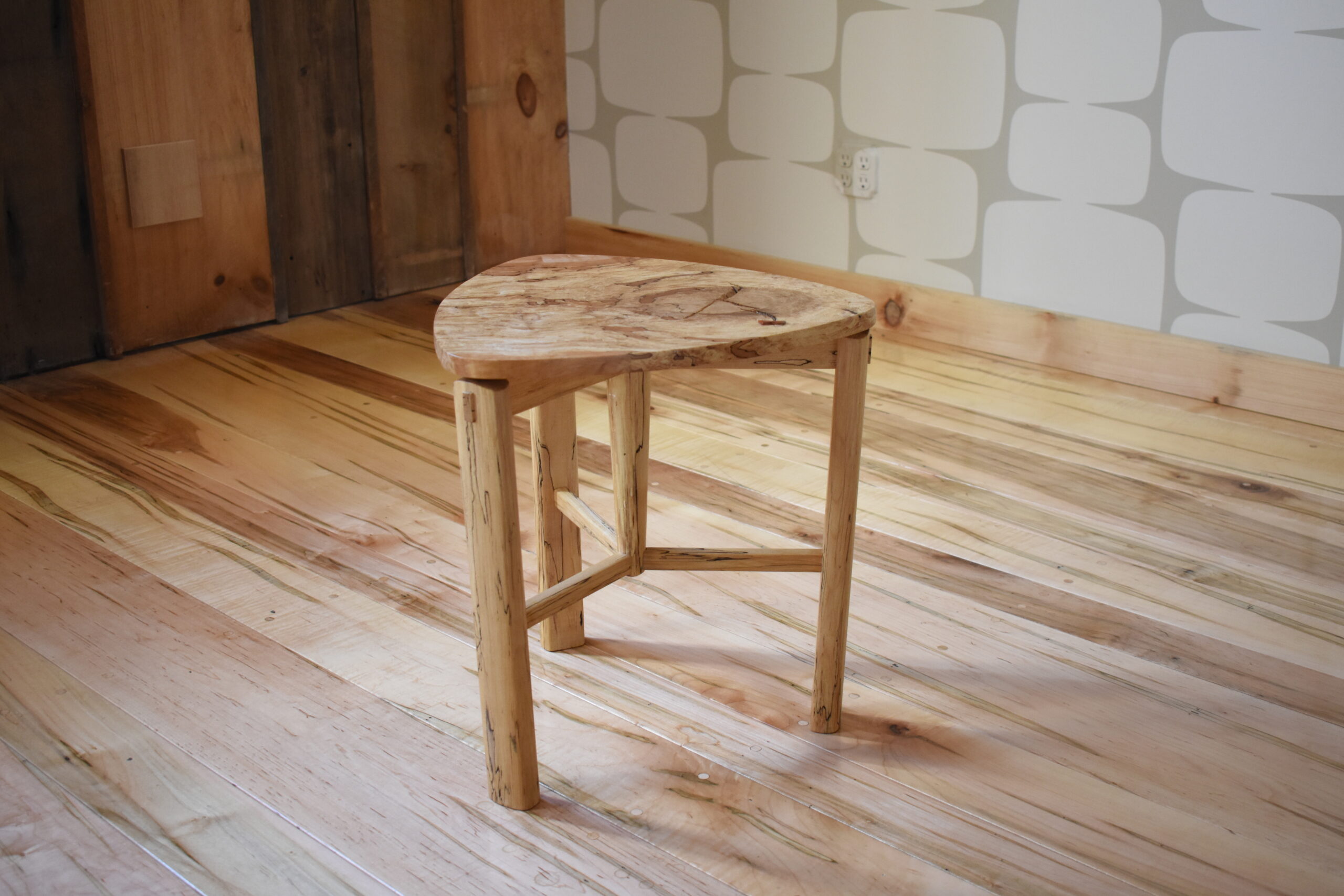 Spalted Maple tripod table