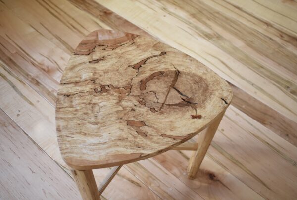 Spalted Maple tripod table - Image 3